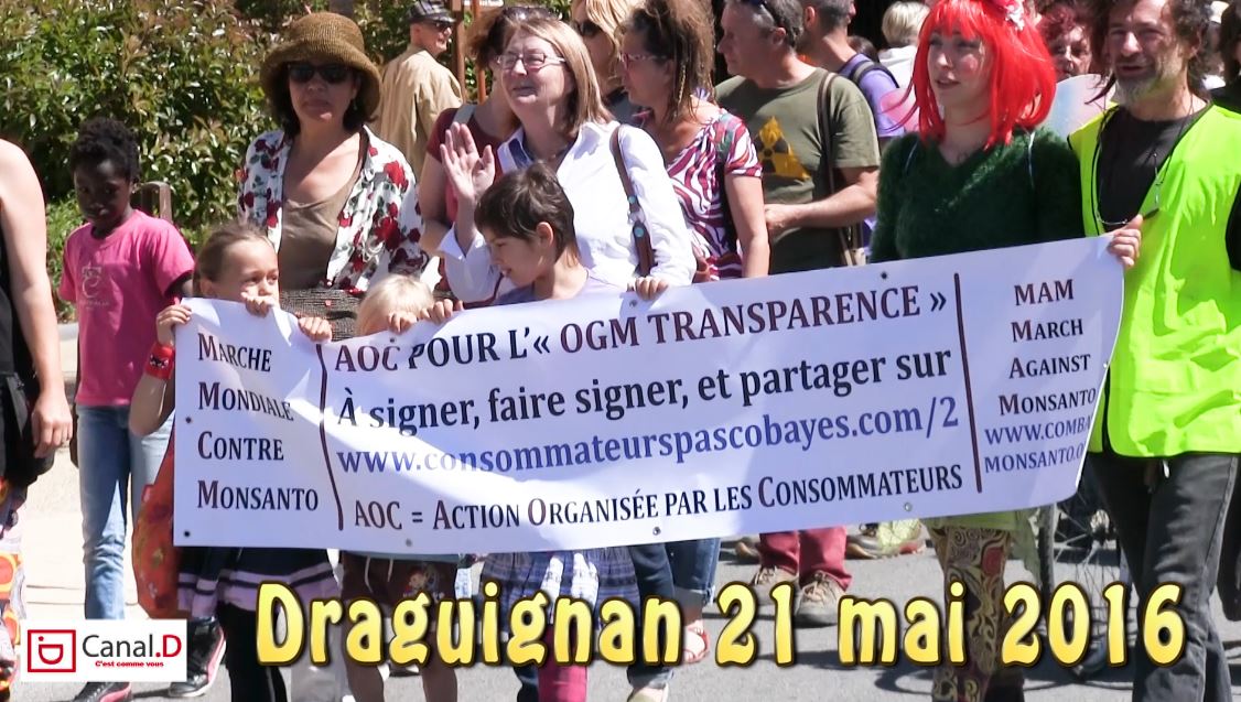 Draguignan en marche contre l’empoisonneur MONSANTO