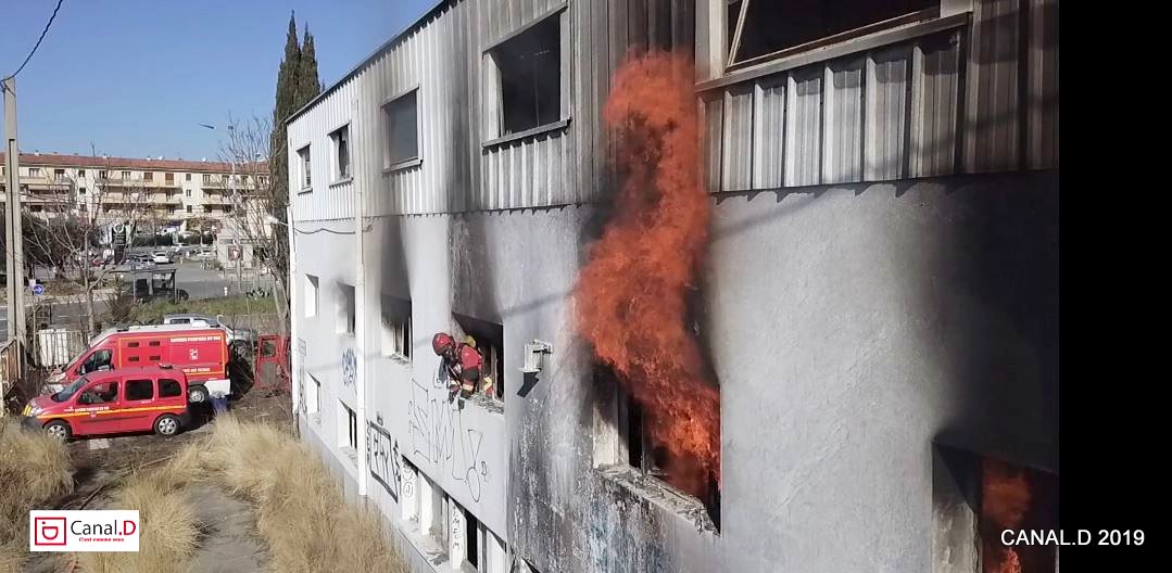 Un exercice incendie grandeur nature à Draguignan