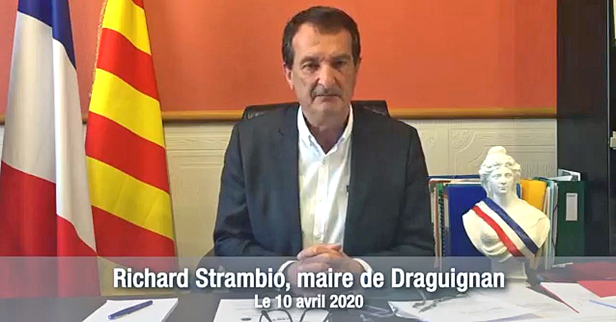 Point de situation au 11 avril 2020 par Richard Strambio, maire de Draguignan