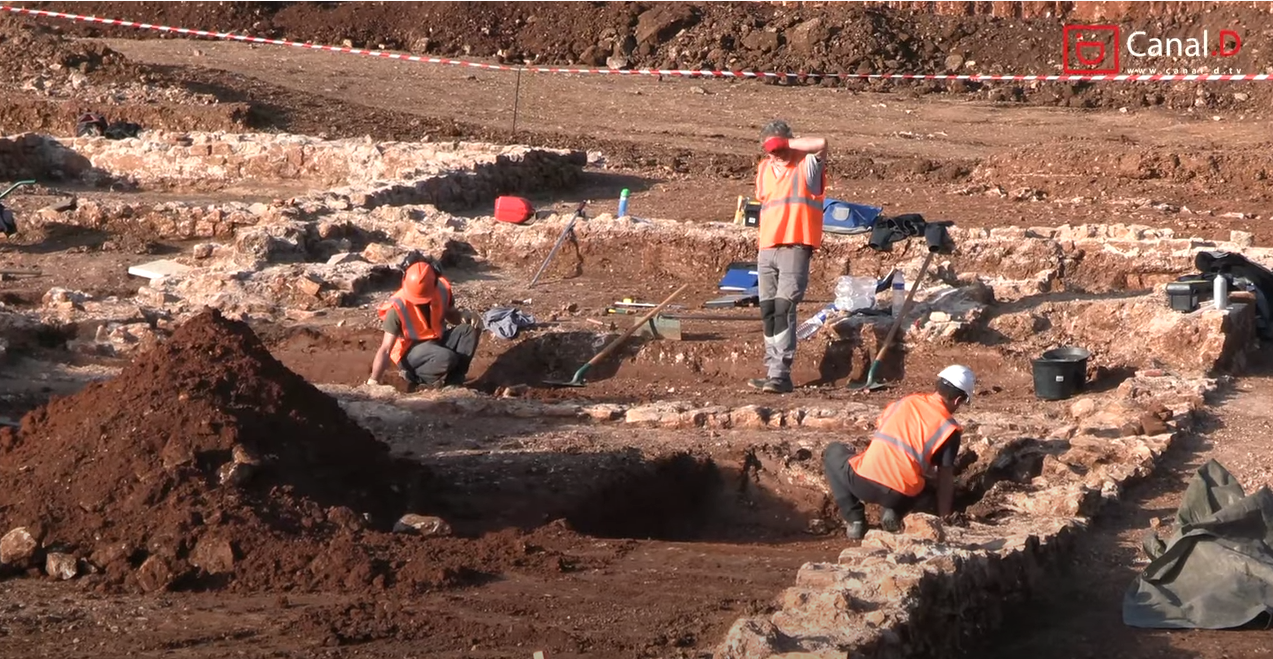 Fouille archéologique en cours à Draguignan