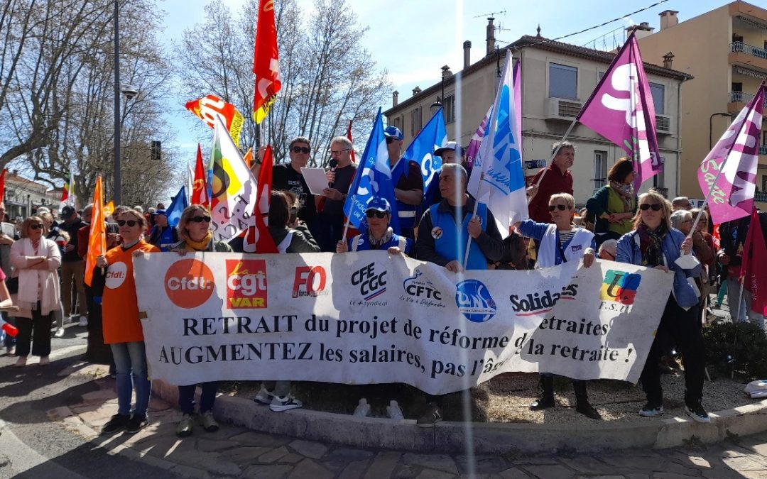 Draguignan: Au coeur de la manifestation !