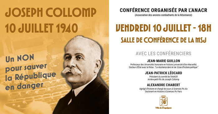 Hommage à Joseph Collomp, figure de la Résistance républicaine