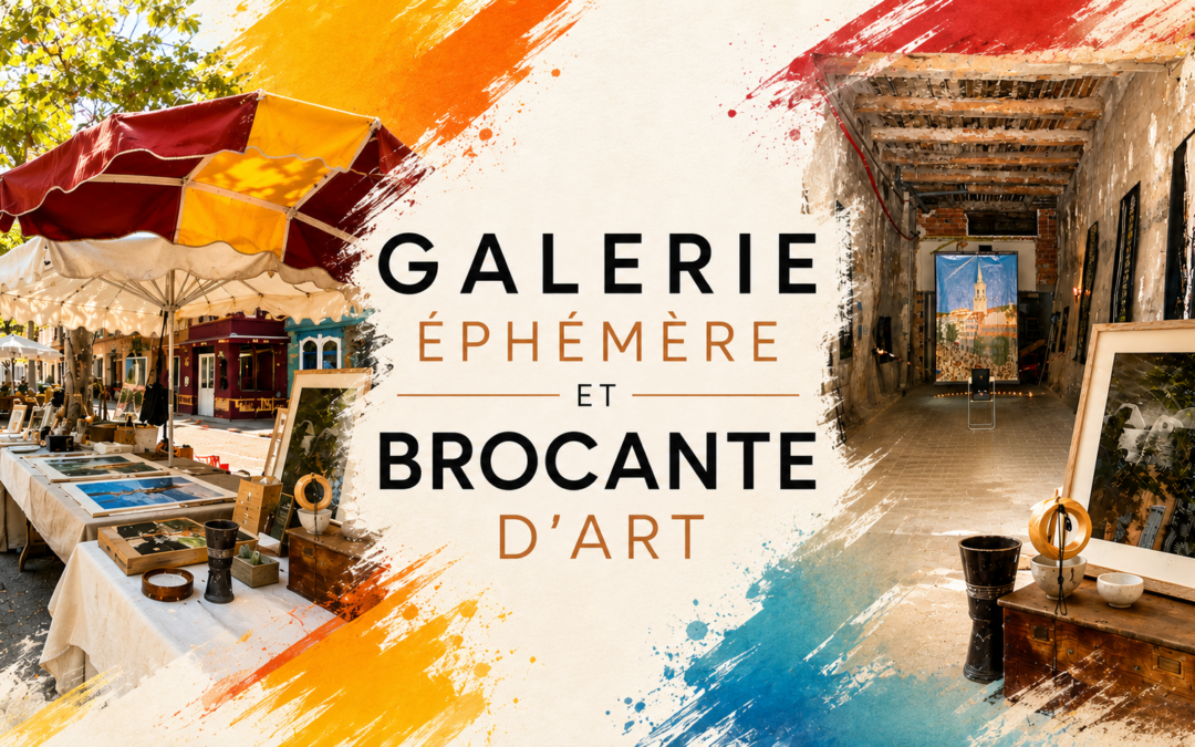 Draguignan : un marché brocante et une galerie éphémère animent les jeudis matins